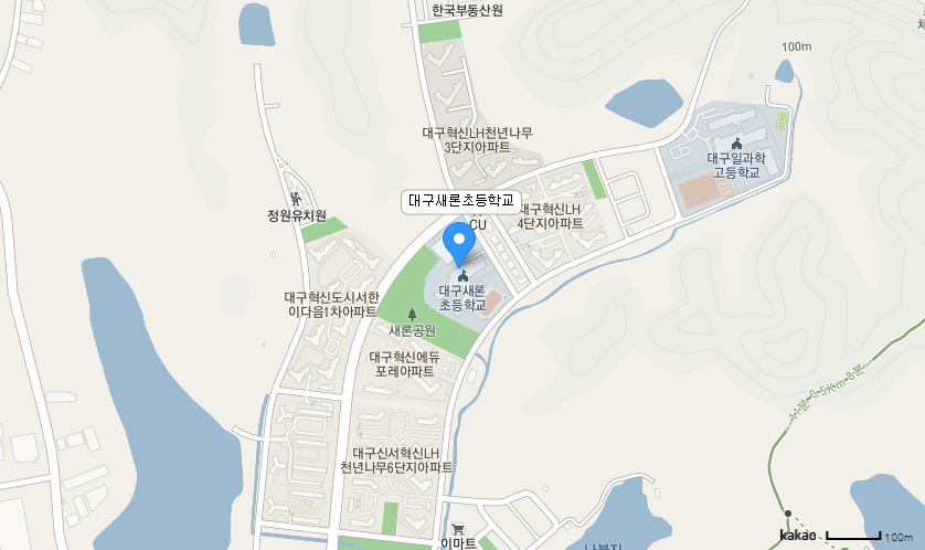 학교 찾아오시는 길 지도